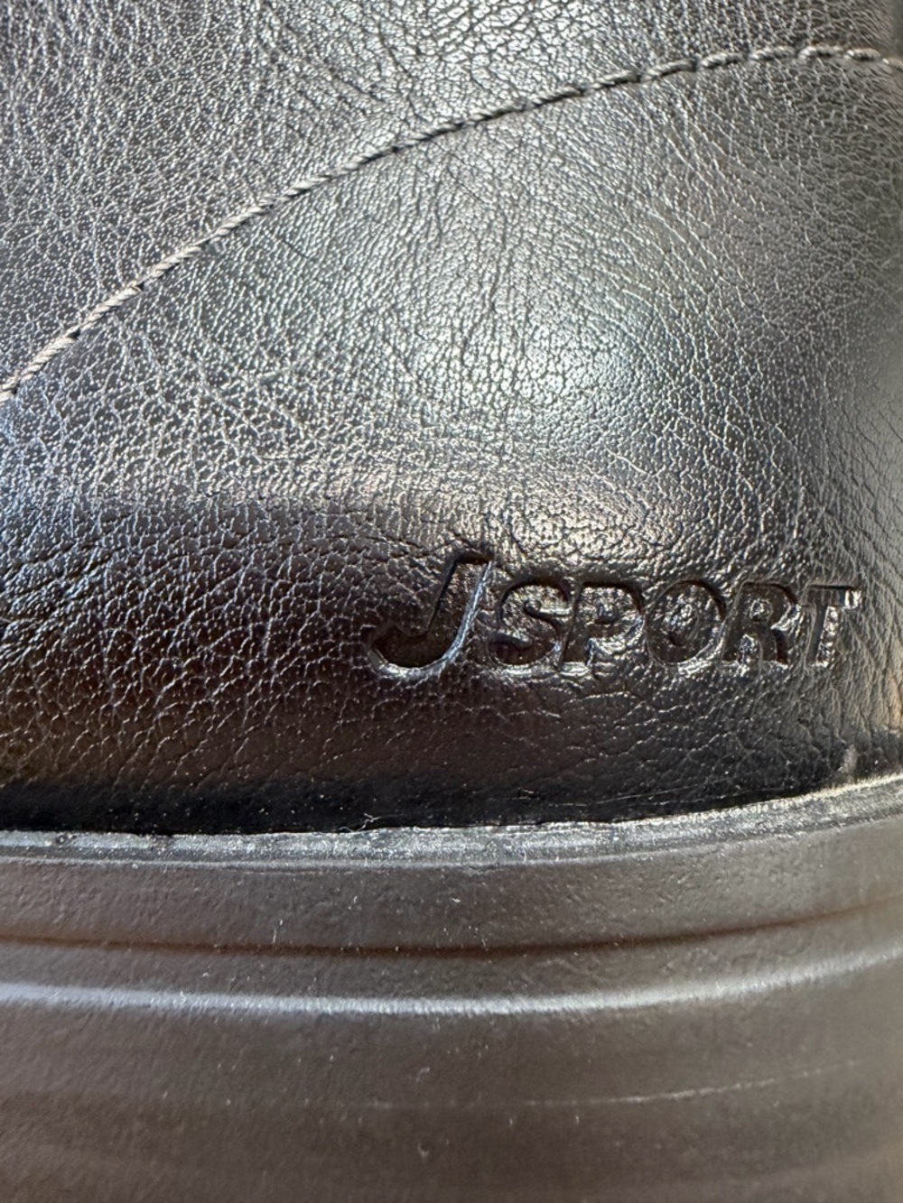 Jsport Black Knit-Cuff Ankle Booties - Picture 6 of 7
